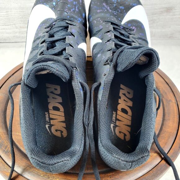 Nike Zoom Rival S 9 Black Indigo Fog Speckled Men's Size 8.5 Track Runni… - Picture 10 of 12